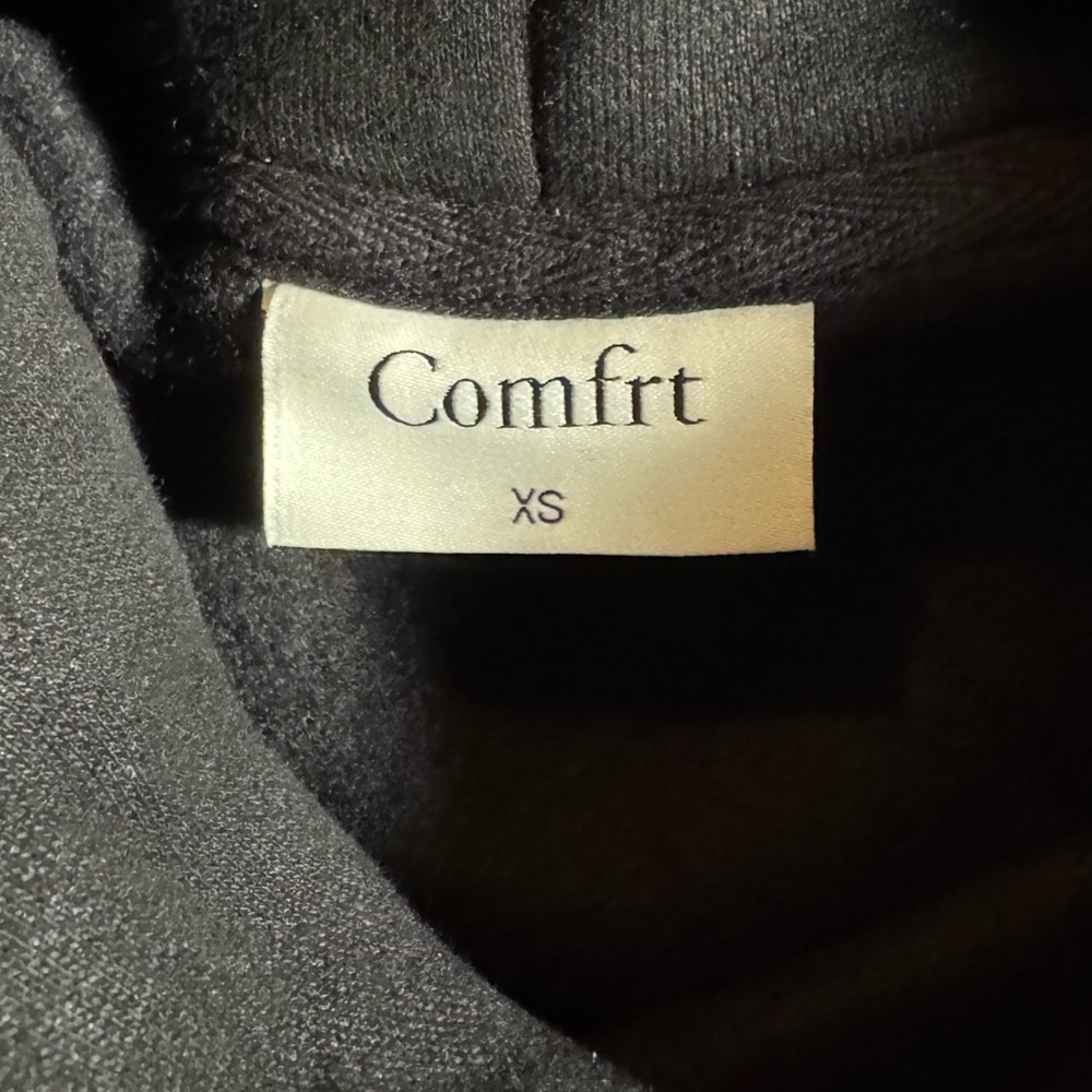 Comfrt Women's Black Hoodie - Picture 6 of 12